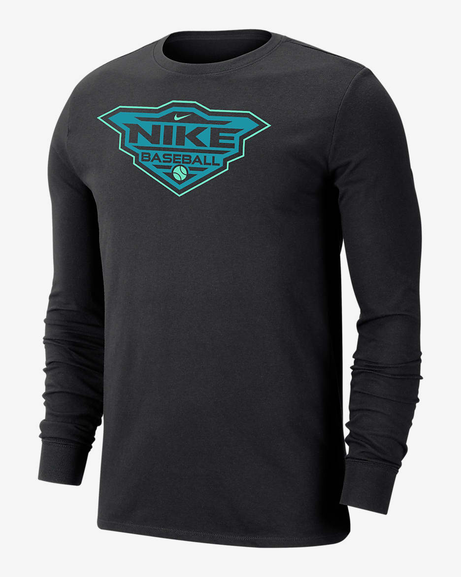 Nike Baseball Men s Dri FIT Long Sleeve T Shirt